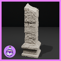 Stone Column Broken 3 by Ella's Arcanum