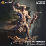 Half-Dragon Sorcerer (Styrax Thunderscale) by DM Stash