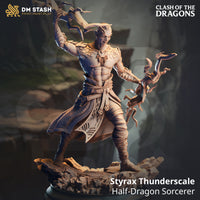 Half-Dragon Sorcerer (Styrax Thunderscale) by DM Stash