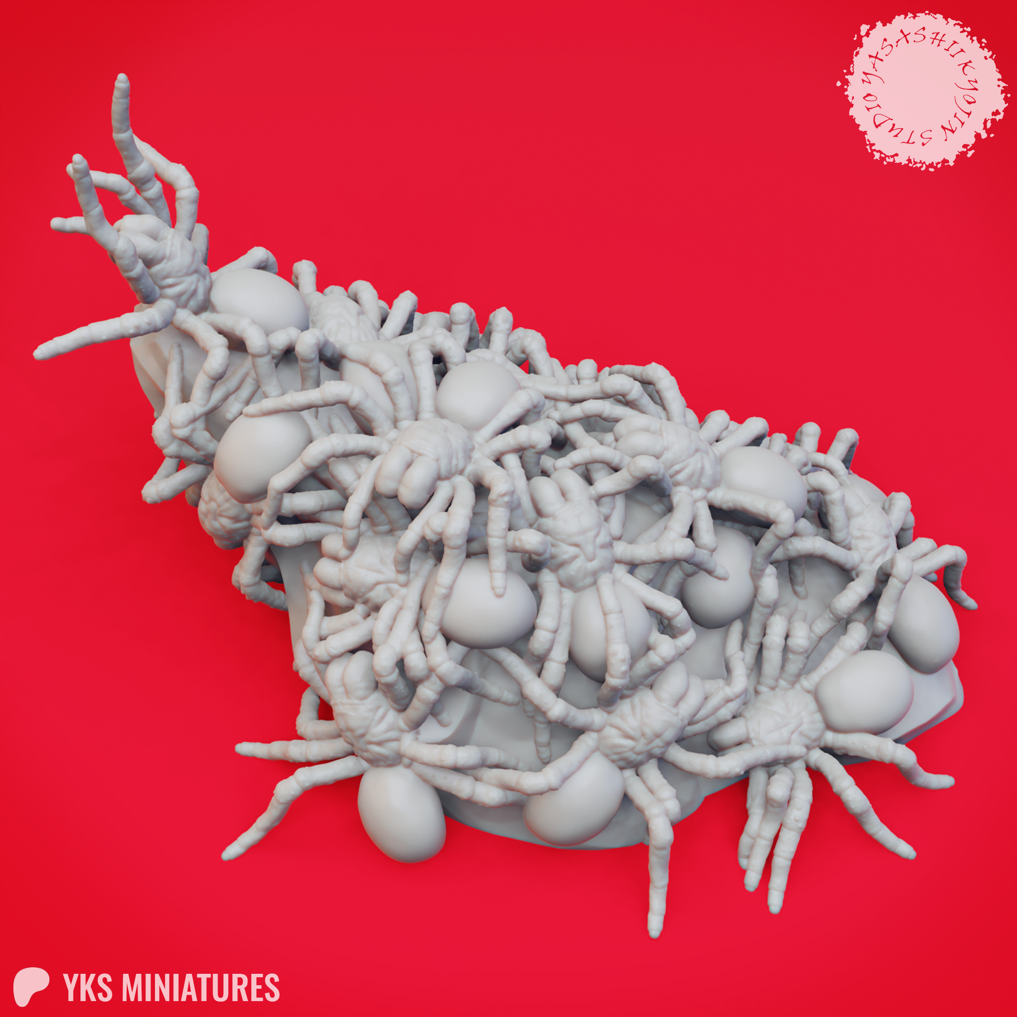 Swarm of Spiders 01 by Yasashii Kyojin Studios