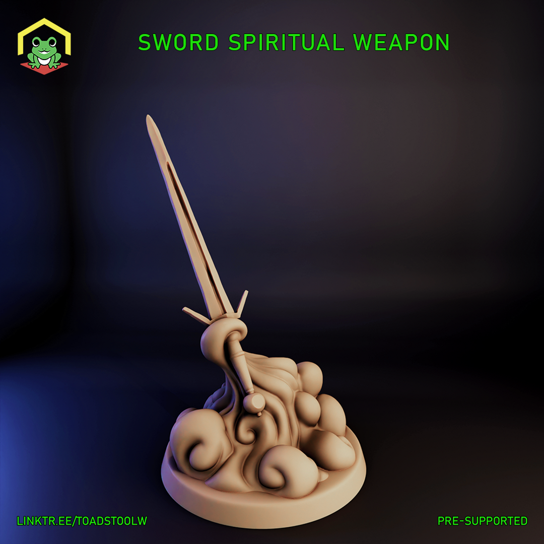 Sword Spiritual Weapon by The Toadstool Weaver