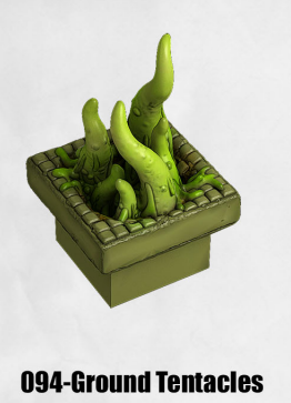 Toxic Sewer Ground Tentacles TS-094 by Dungeon Blocks