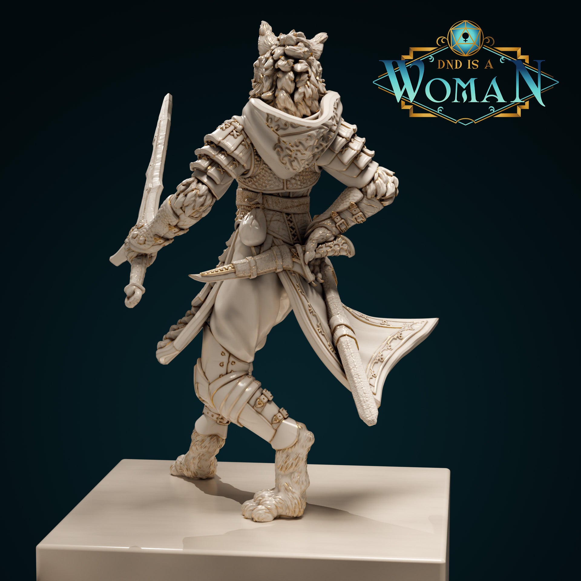 Tabaxi Fighter - Sandrim by DnD Is A Woman