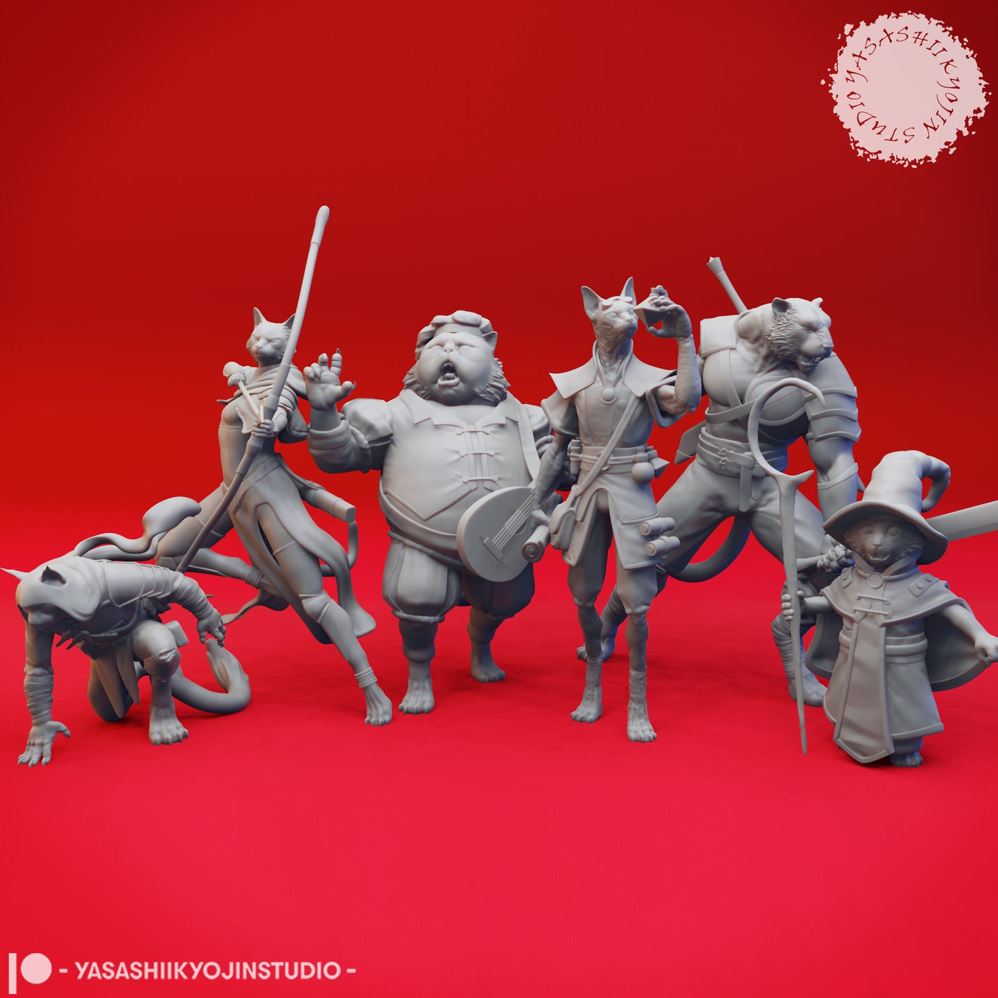 Tabaxi Bundle by Yasashii Kyojin Studios