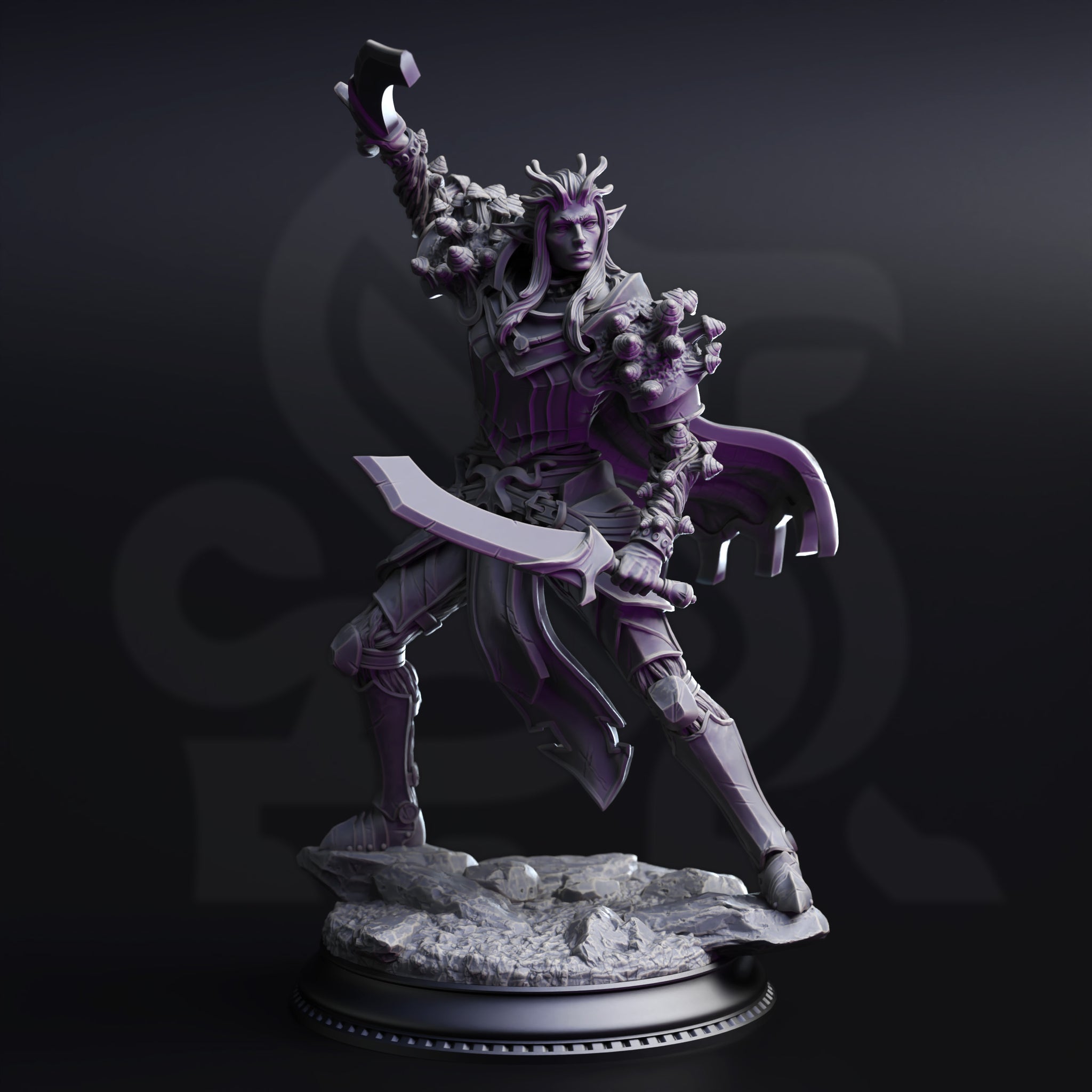 Blessed Drow Warrior 01 by DM Stash