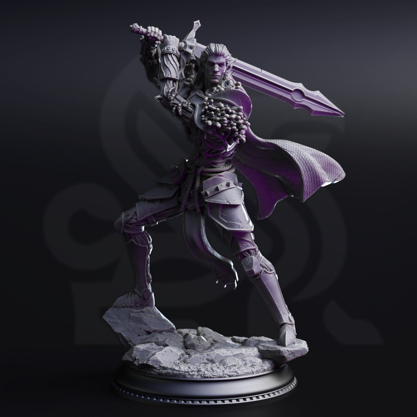 Blessed Drow Warrior 03 by DM Stash