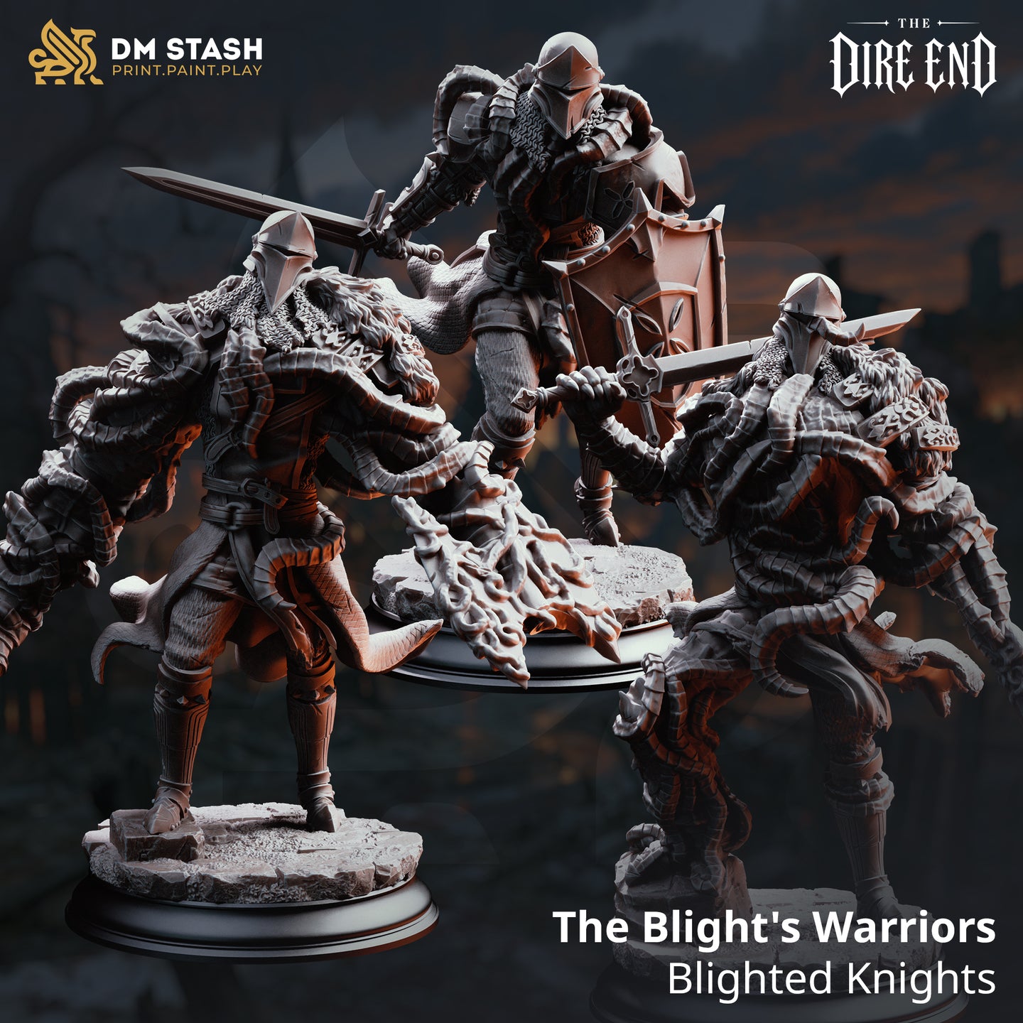Blighted Knights Bundle by DM Stash
