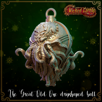 The Great Old One Xmas Bauble by Great Grimoire