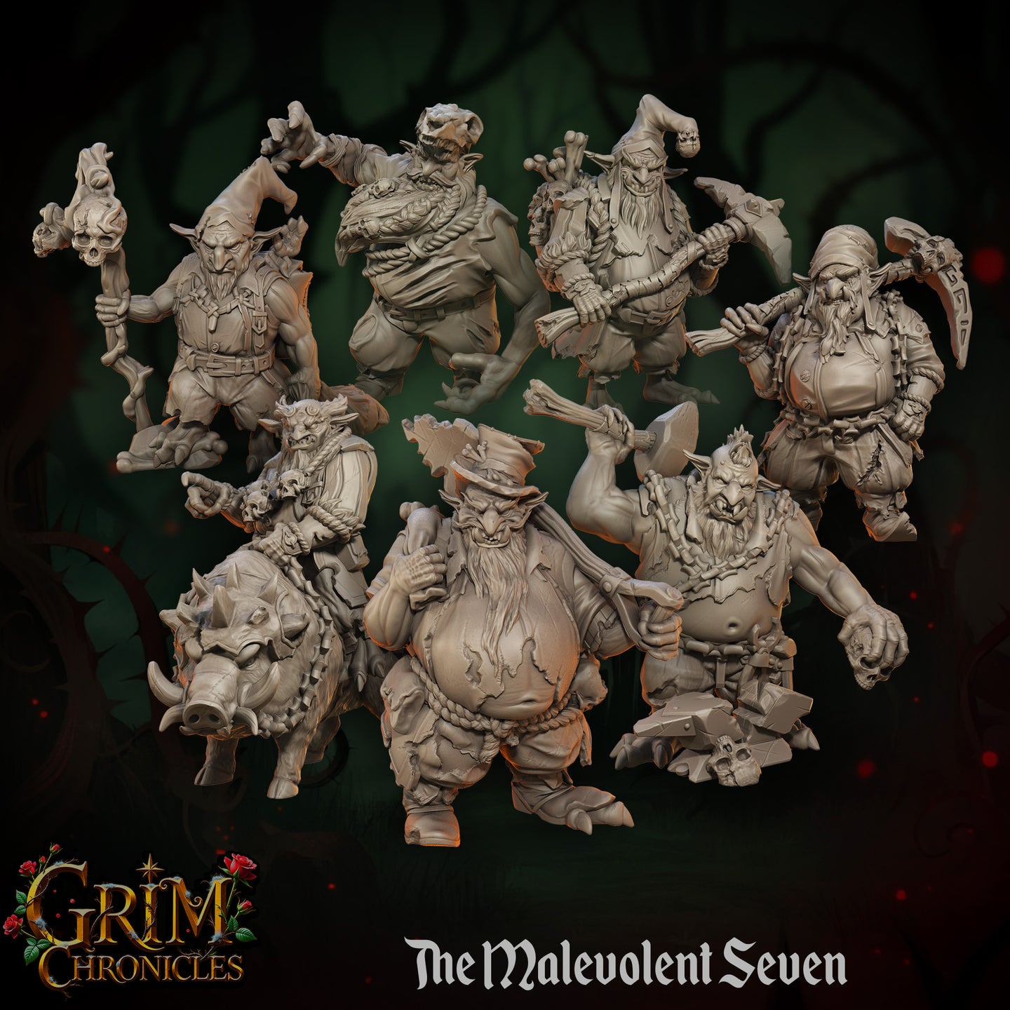 Dark Arcane Dwarven Brotherhood of Seven by Great Grimoire