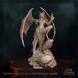 Lizardfolk Priestess of the Flame Iirzetal by Great Grimoire