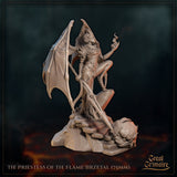 Lizardfolk Priestess of the Flame Iirzetal by Great Grimoire