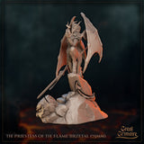 Lizardfolk Priestess of the Flame Iirzetal by Great Grimoire