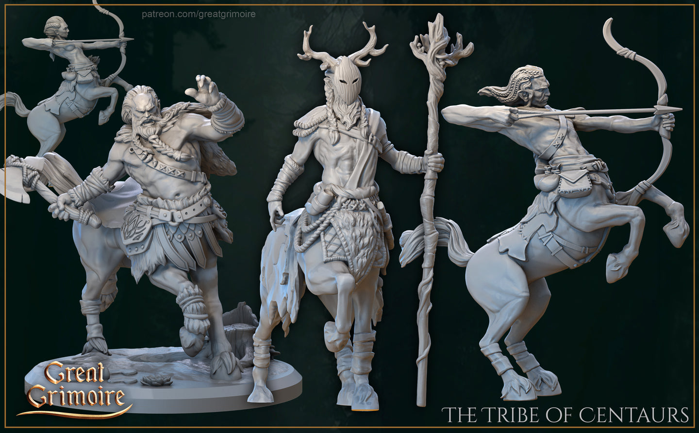 Centaur Warrior Bundle by Great Grimoire