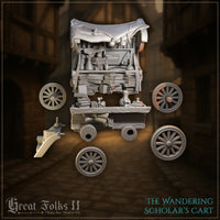 The Wandering Scholar's Cart by Great Grimoire