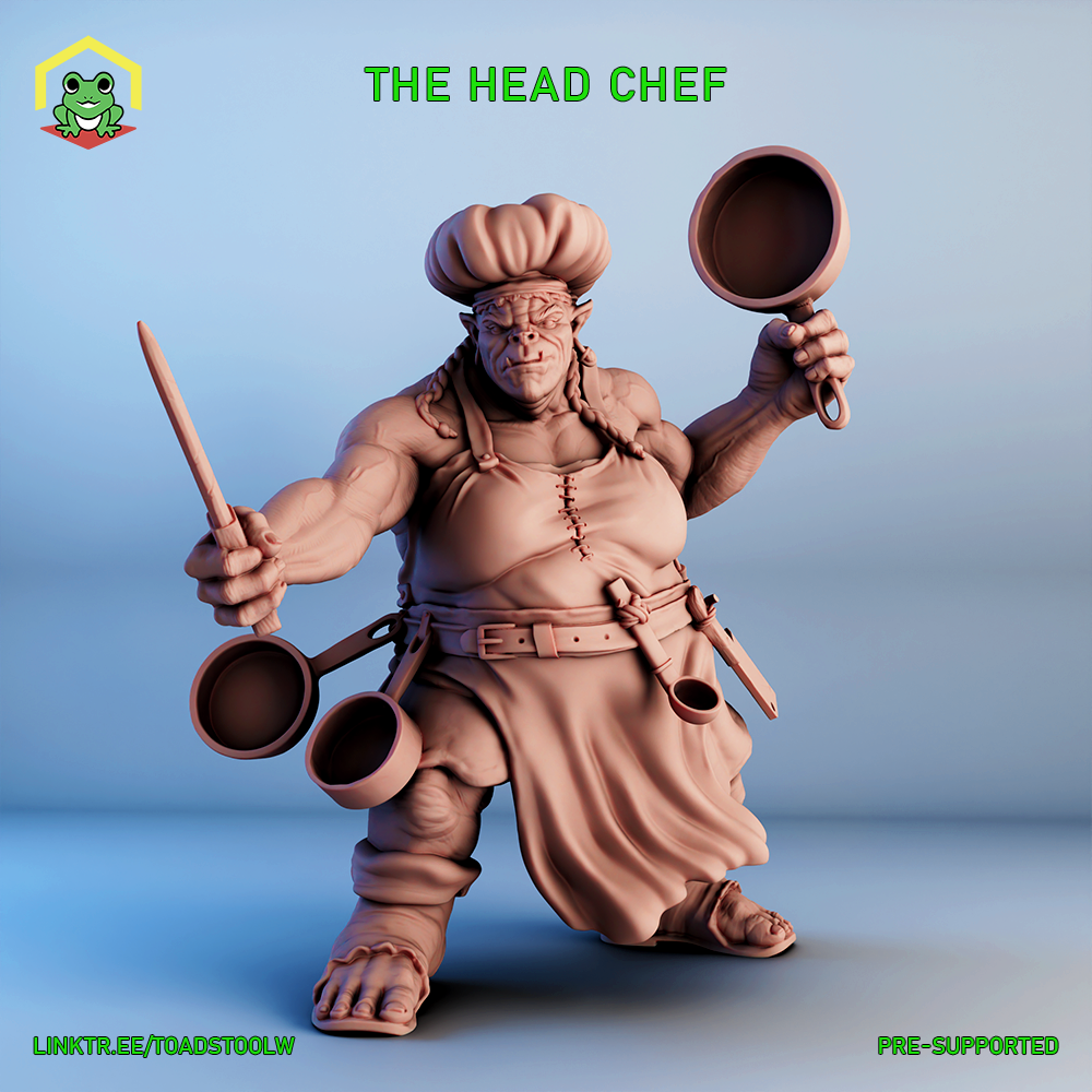 Ogre Head Chef by The Toadstool Weaver