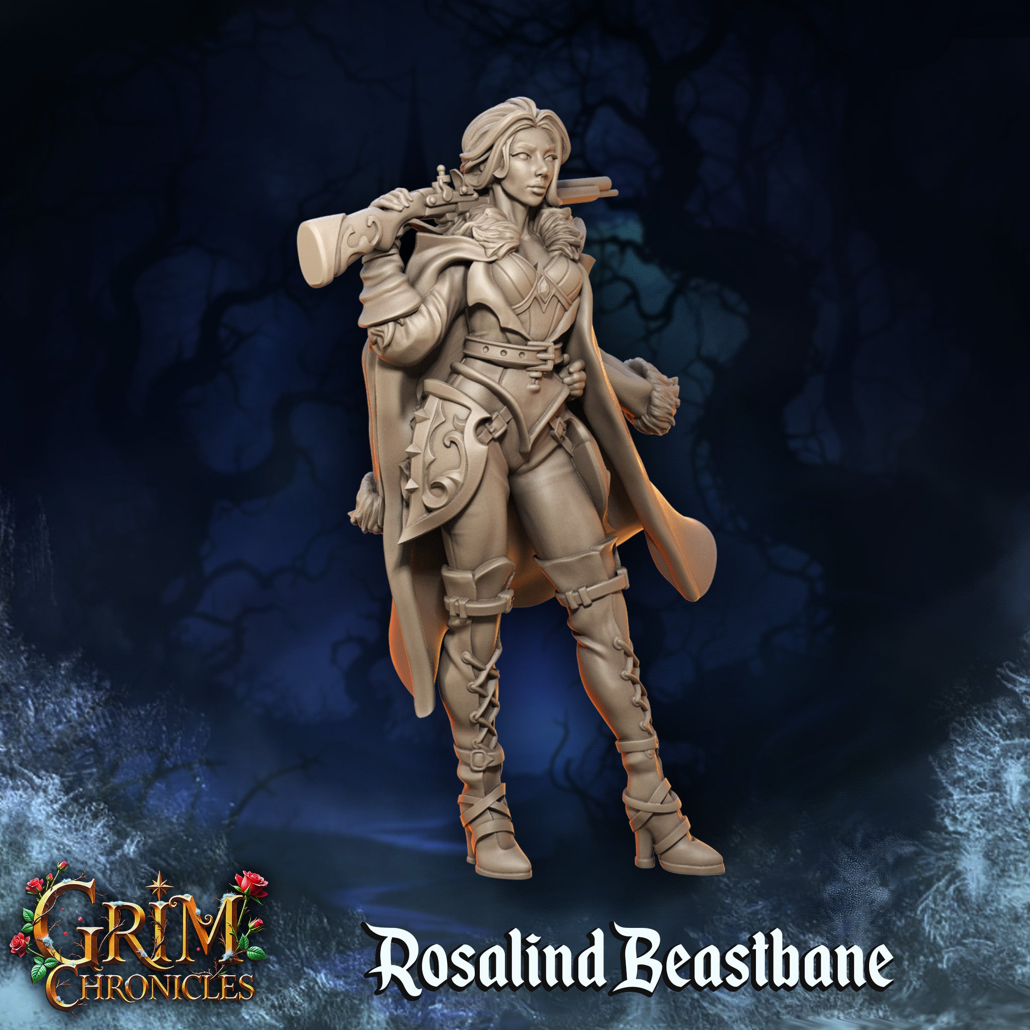 The Huntress Rosalind Beastbane by Great Grimoire