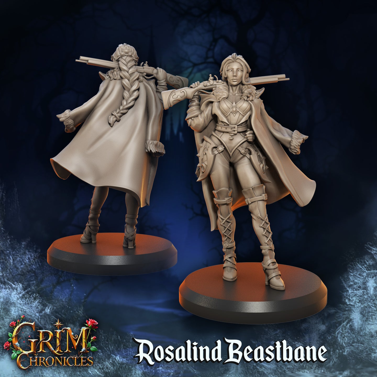 The Huntress Rosalind Beastbane by Great Grimoire