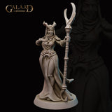 Female Tiefling Mage 01 by Galaad Miniatures
