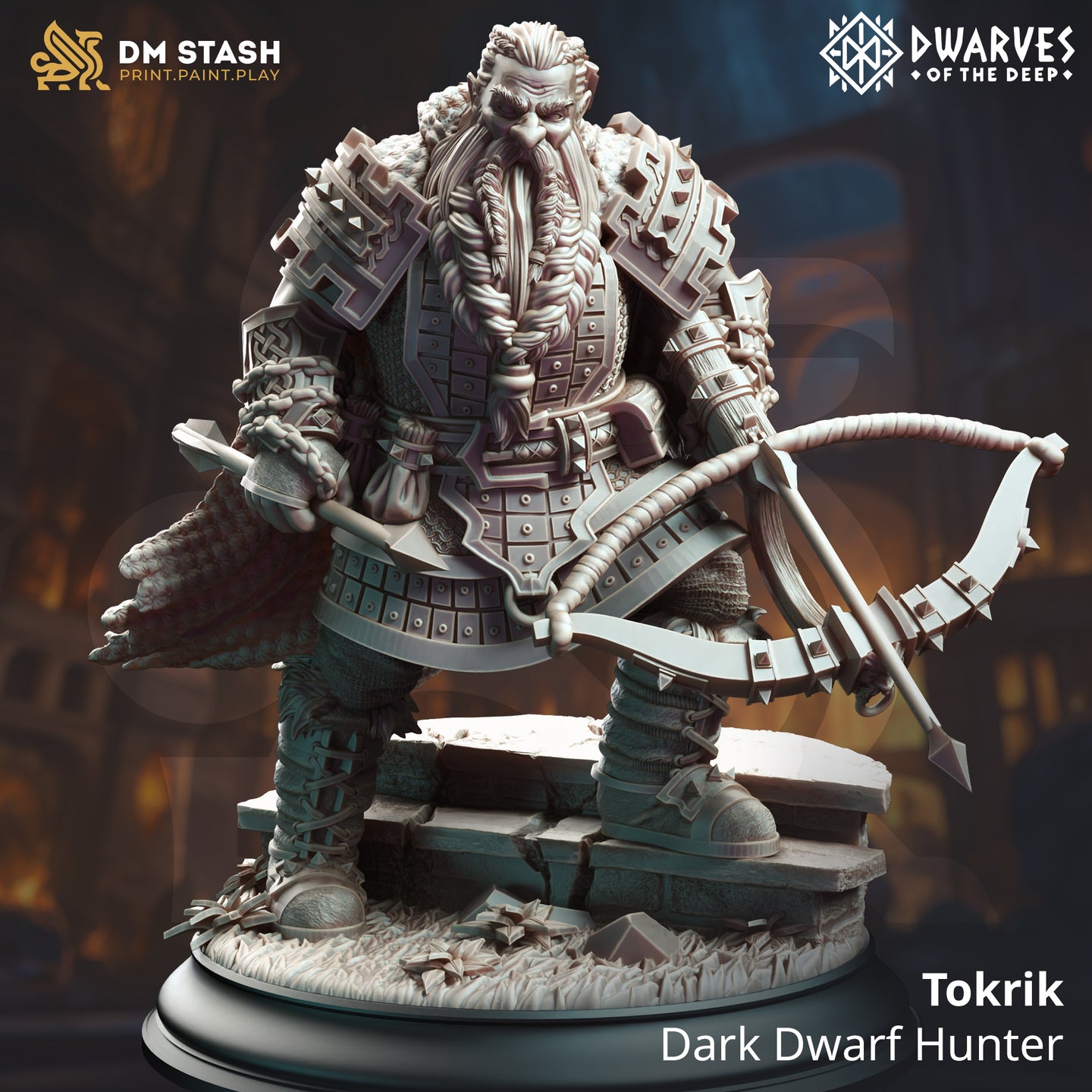 Dark Dwarf Hunter (Tokrik) by DM Stash