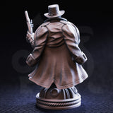 Dwarven Gunslinging Gangster (Torgrik Tall Hat) Bust  by DM Stash