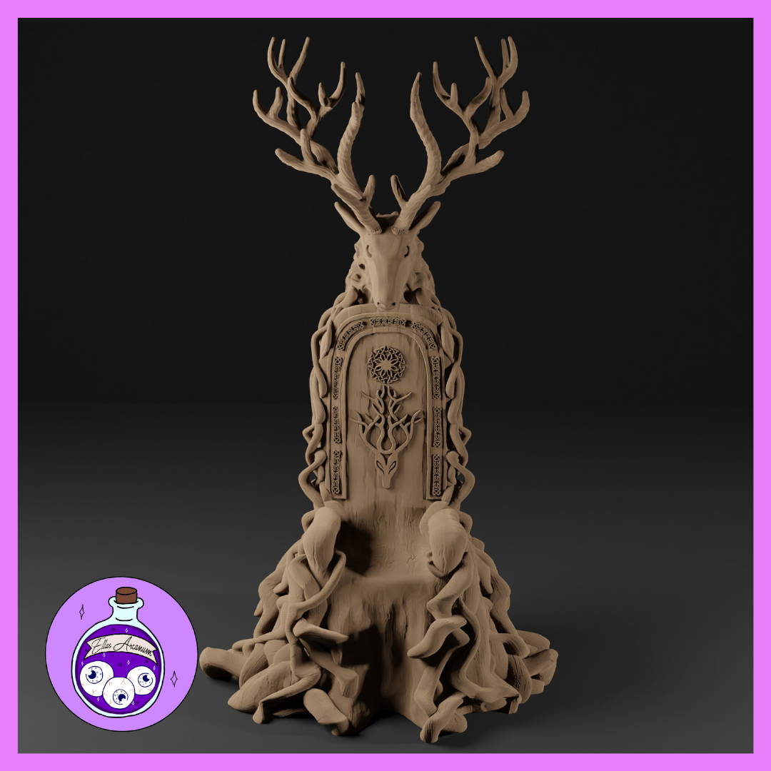 Totemic Stag Throne by Ella's Arcanum