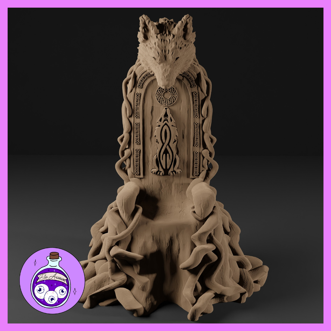 Totemic Wolf Throne by Ella's Arcanum