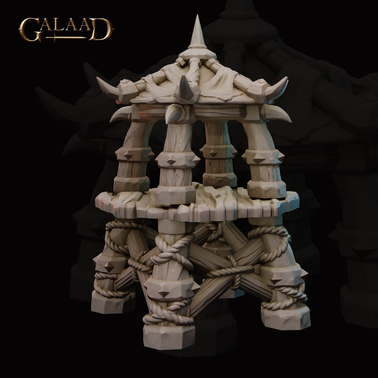 Orc Tower 01 by Galaad Miniatures