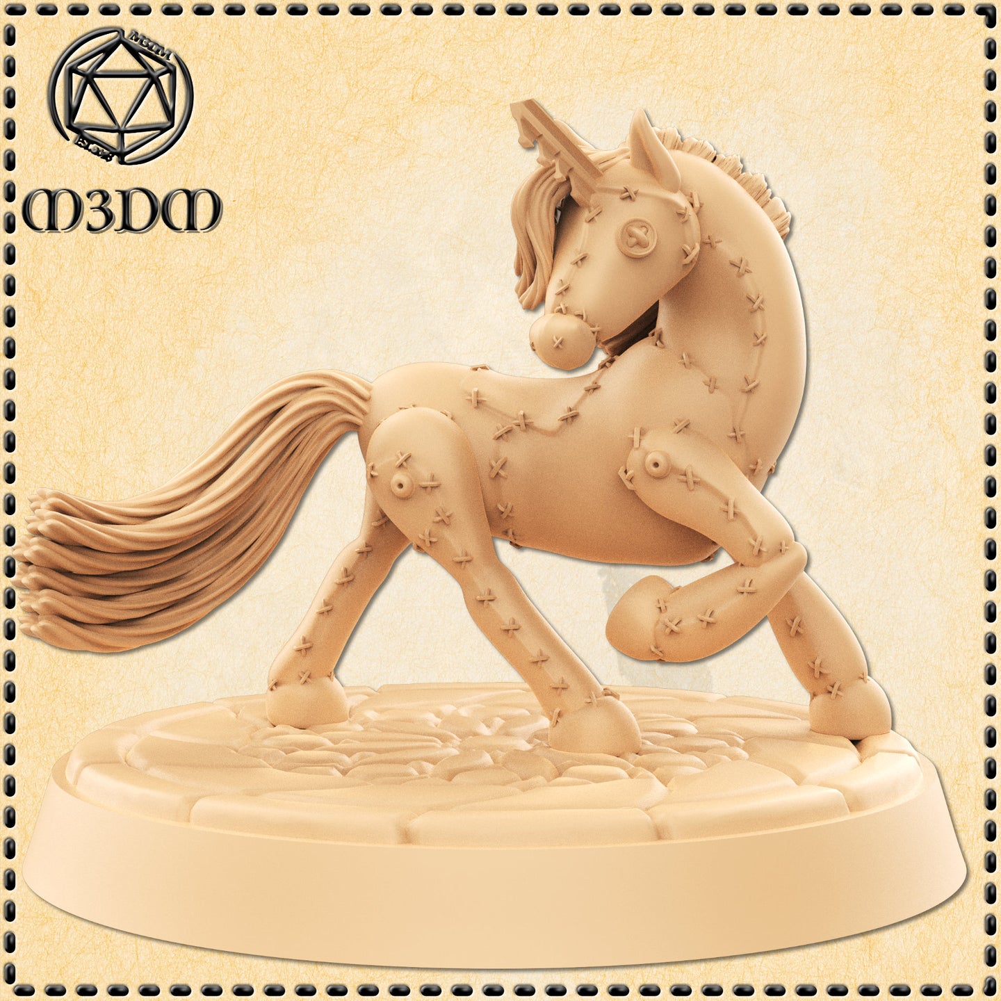 Toy Unicorn by Mia Kay M3DM