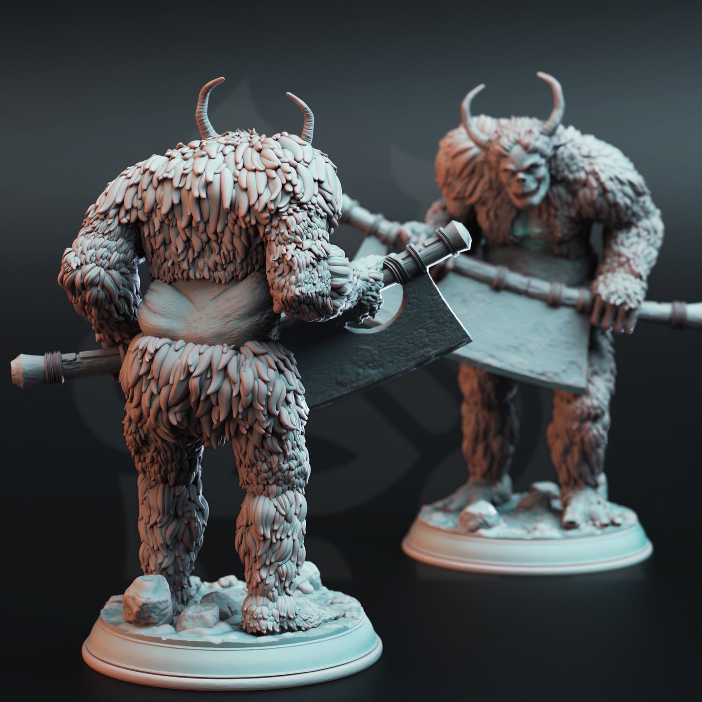Snow Troll w/Cleaver by DM Stash