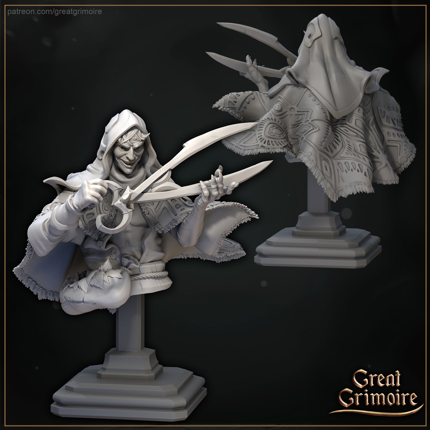 Twisted Herbalist Bust  by Great Grimoire