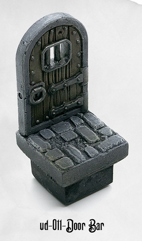 Ultimate Dungeon Door w/Bars UD-011 by Dungeon Blocks