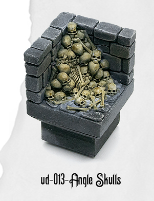 Ultimate Dungeon Corner w/Skulls UD-013 by Dungeon Blocks