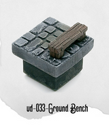 Ultimate Dungeon Ground Bench UD-033 by Dungeon Blocks