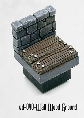 Ultimate Dungeon Wall Wood Ground UD-040 by Dungeon Blocks