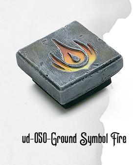 Ultimate Dungeon Ground Symbol Fire UD-050 by Dungeon Blocks