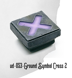 Ultimate Dungeon Ground Symbol Cross 2 UD-053 by Dungeon Blocks