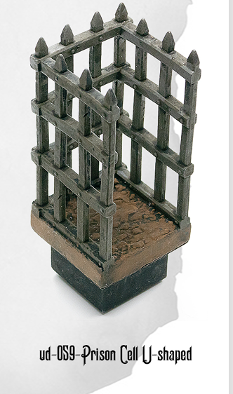 Ultimate Dungeon Prison Cell U-Shaped UD-059 by Dungeon Blocks