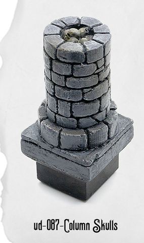 Ultimate Dungeon Column w/Skulls UD-087 by Dungeon Blocks