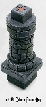 Ultimate Dungeon Column Round Key UD-091 by Dungeon Blocks