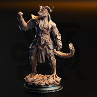 Black Dragonborn Fighter (Vaakrin Steeljaw) by DM Stash