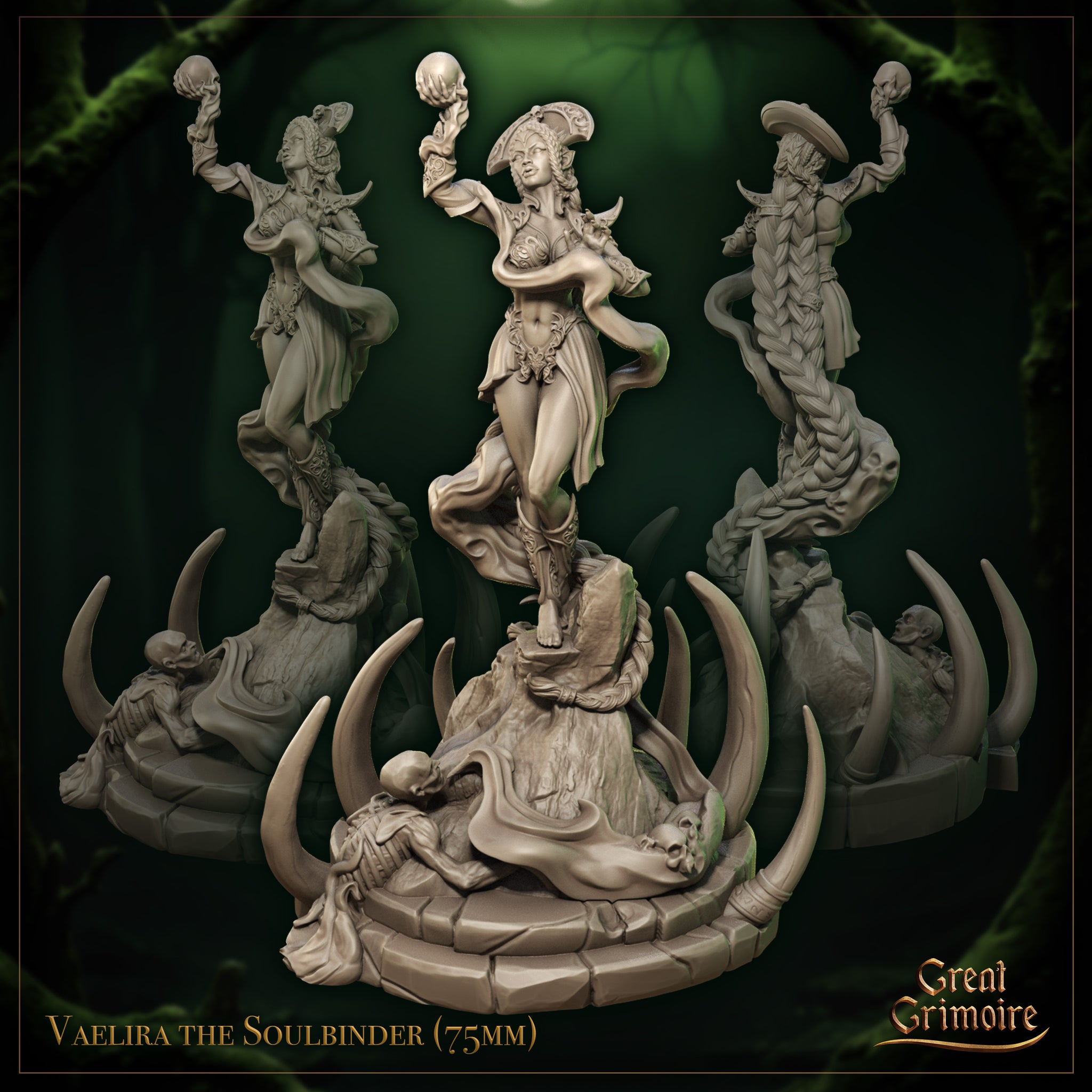 Vaelira the Soulbinder by Great Grimoire