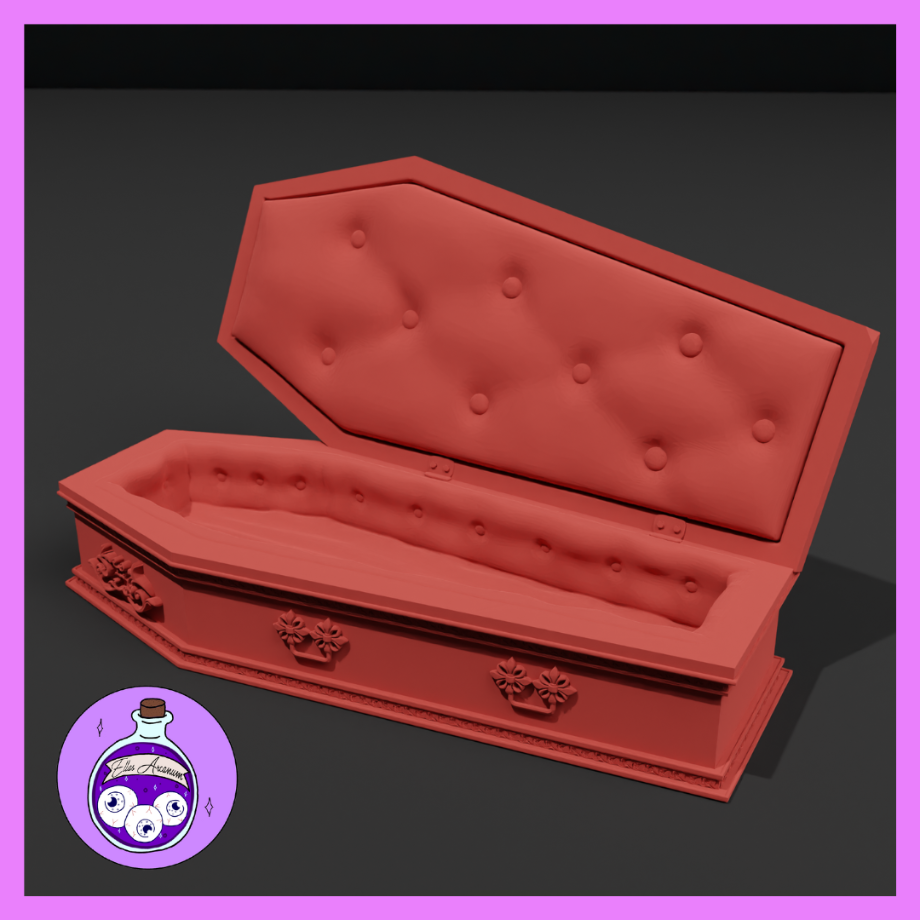 Vampire Coffin Open by Ella's Arcanum
