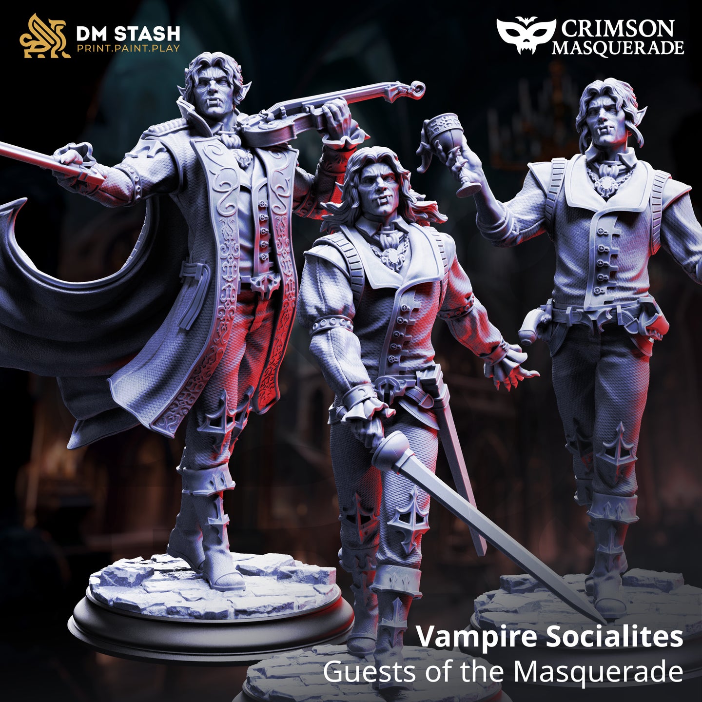 Vampire Socialites - Guests of the Masquerade Bundle by DM Stash
