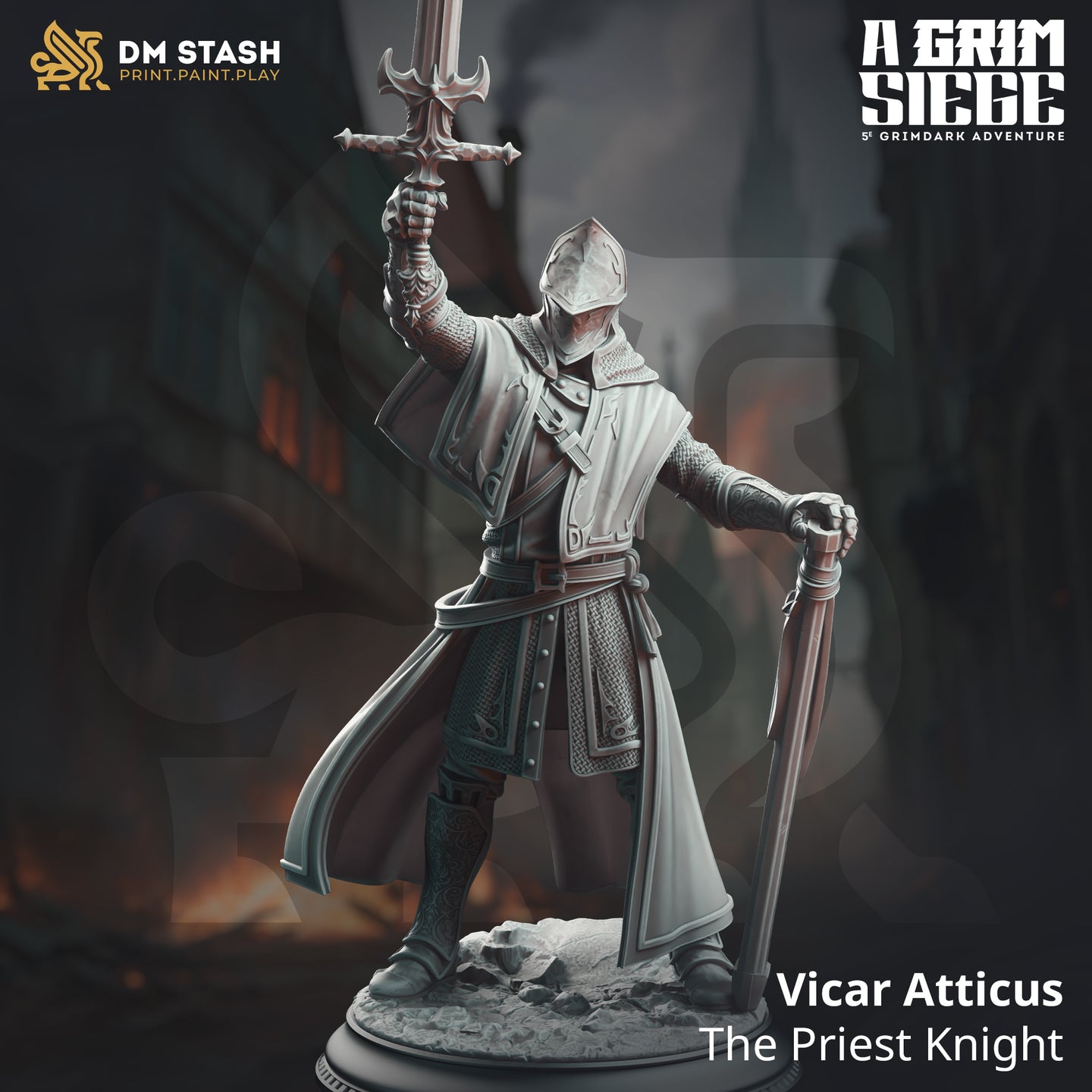 The Priest Knight (Vicar Atticus) by DM Stash