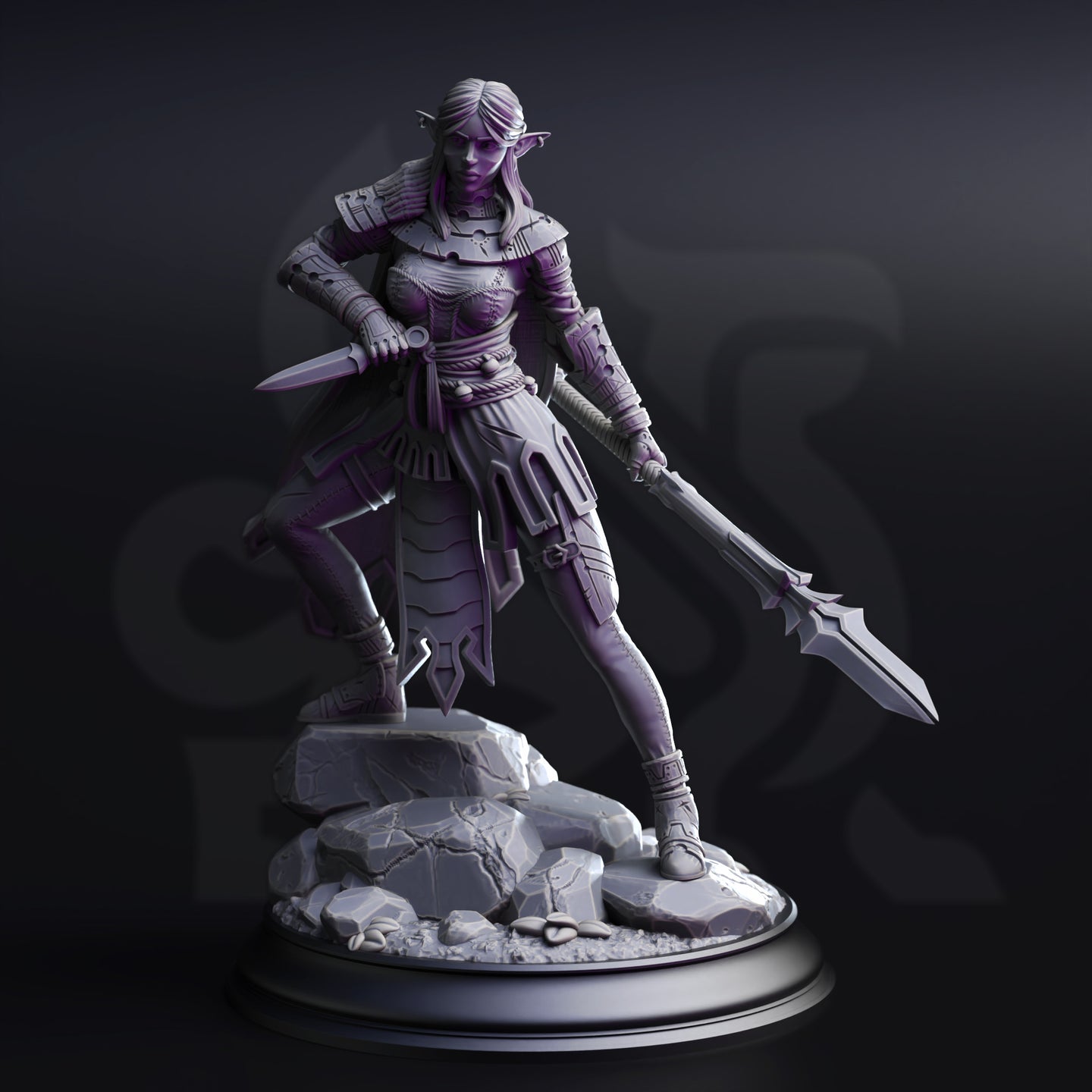 Drow Pathfinder of the Deep (Vixa Indwynath) by DM Stash