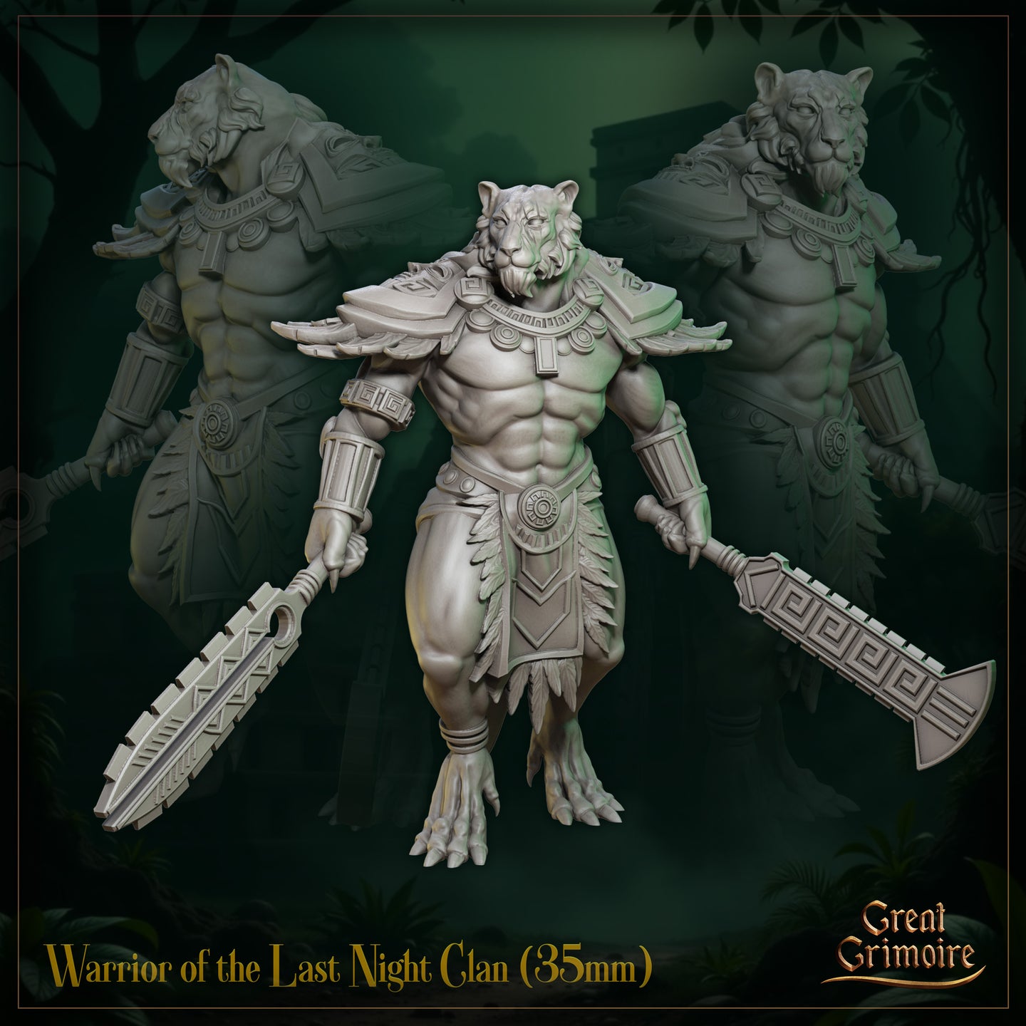Leonin Warrior of the Last Night Clan by Great Grimoire