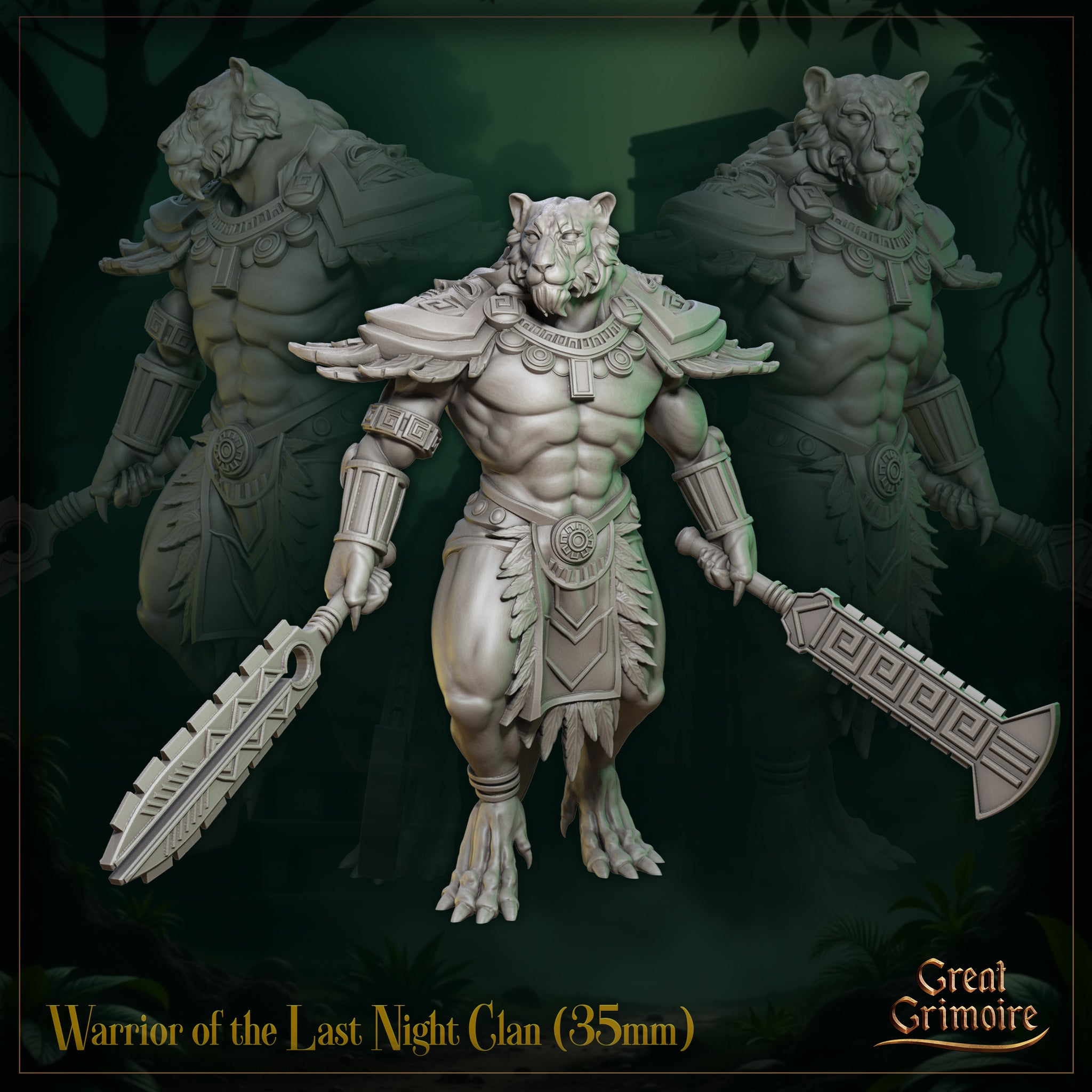 Leonin Warrior of the Last Night Clan by Great Grimoire