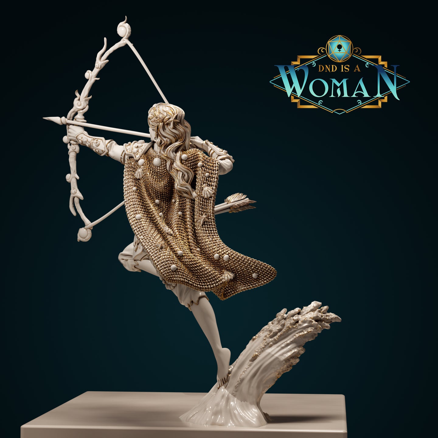 Water Genasi Ranger - Laine by DnD Is A Woman
