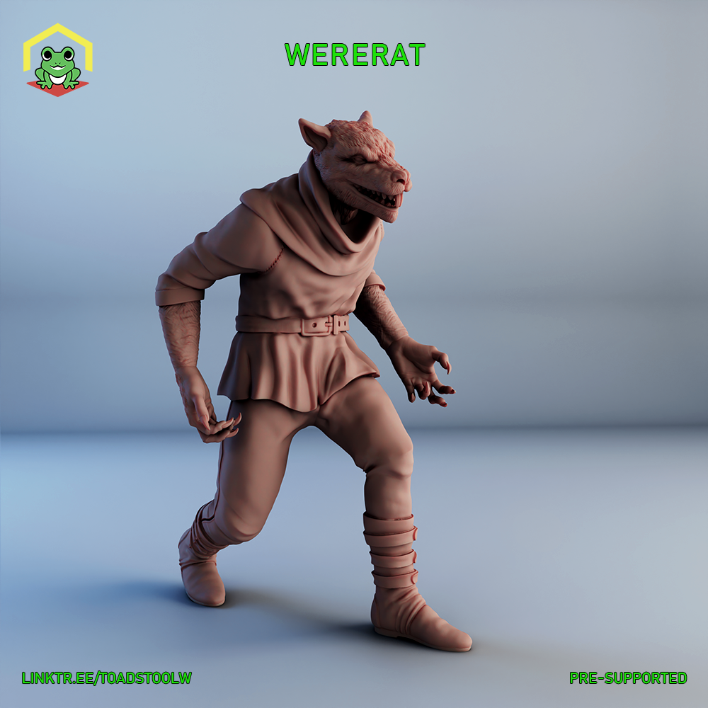 Wererat #1 by The Toadstool Weaver