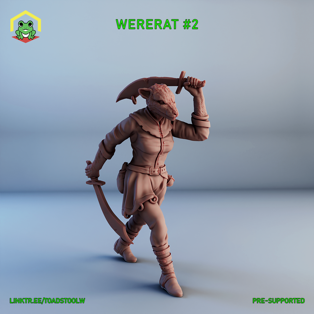 Wererat #2 by The Toadstool Weaver